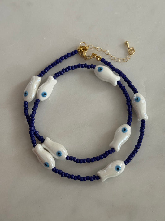 Beaded Fish Necklace