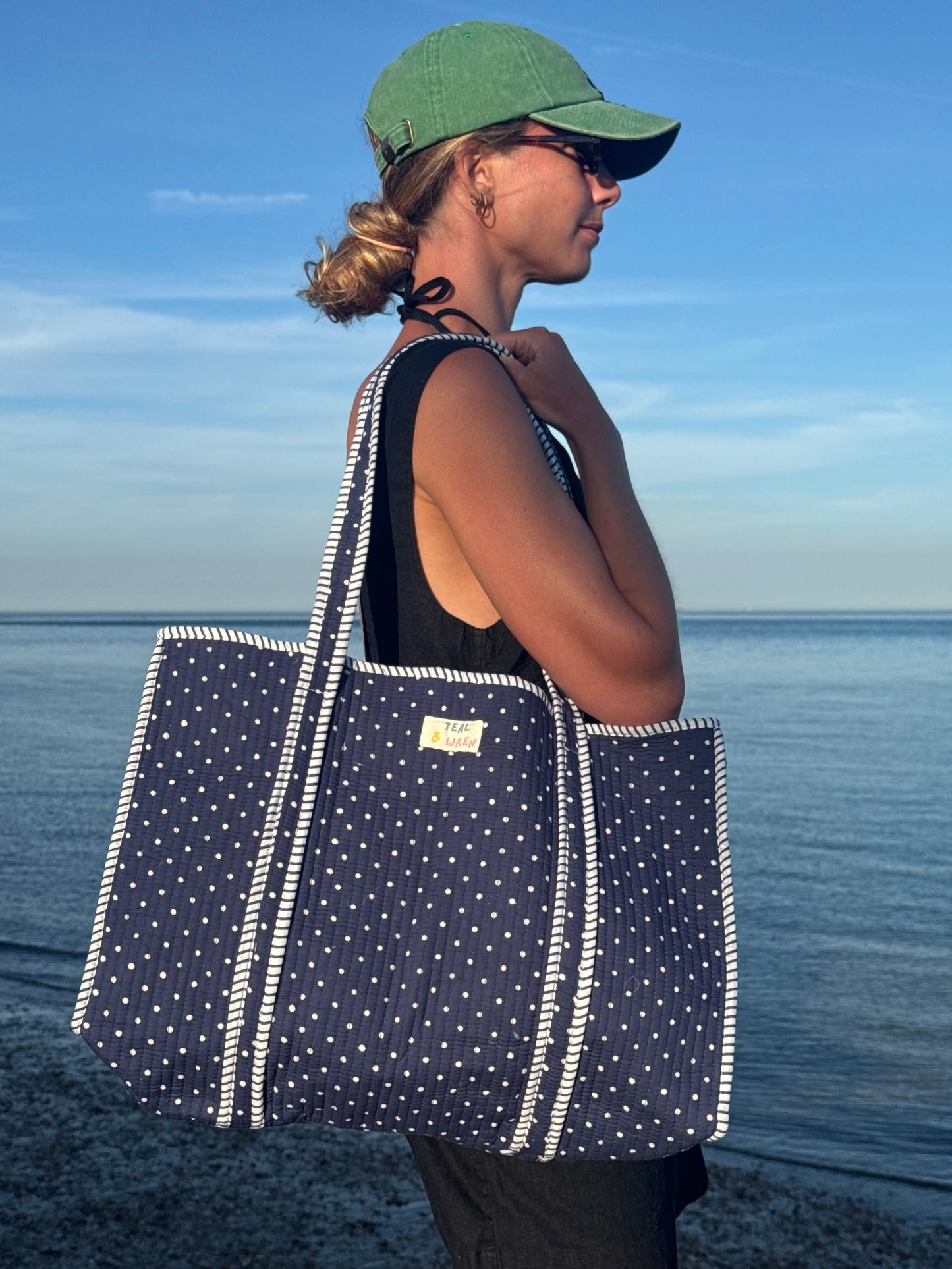 Teal & Wren Reversible Large Tote