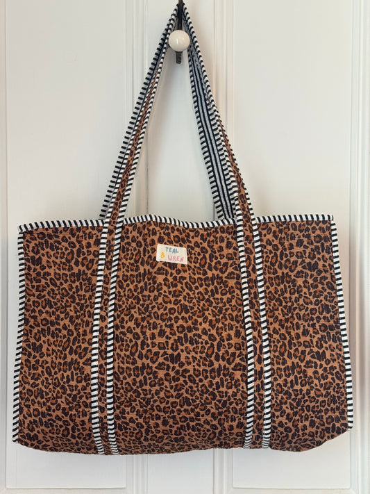 Teal & Wren Reversible Large Tote