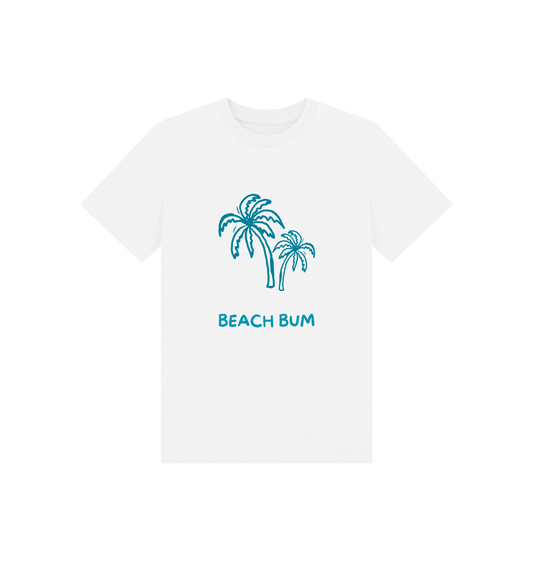 White Printed Kids T-Shirt Front