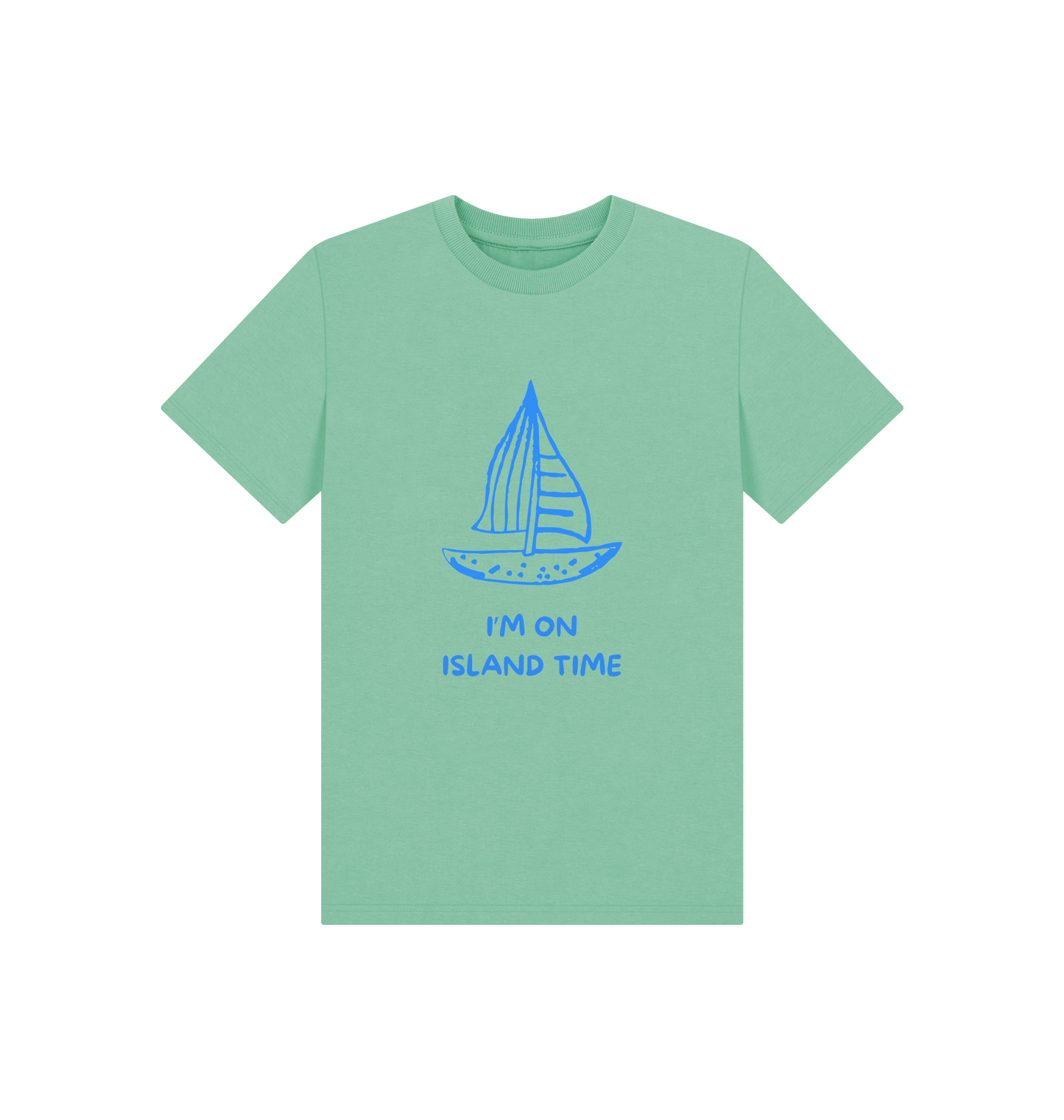 Peppermint Printed Kids T-Shirt Front