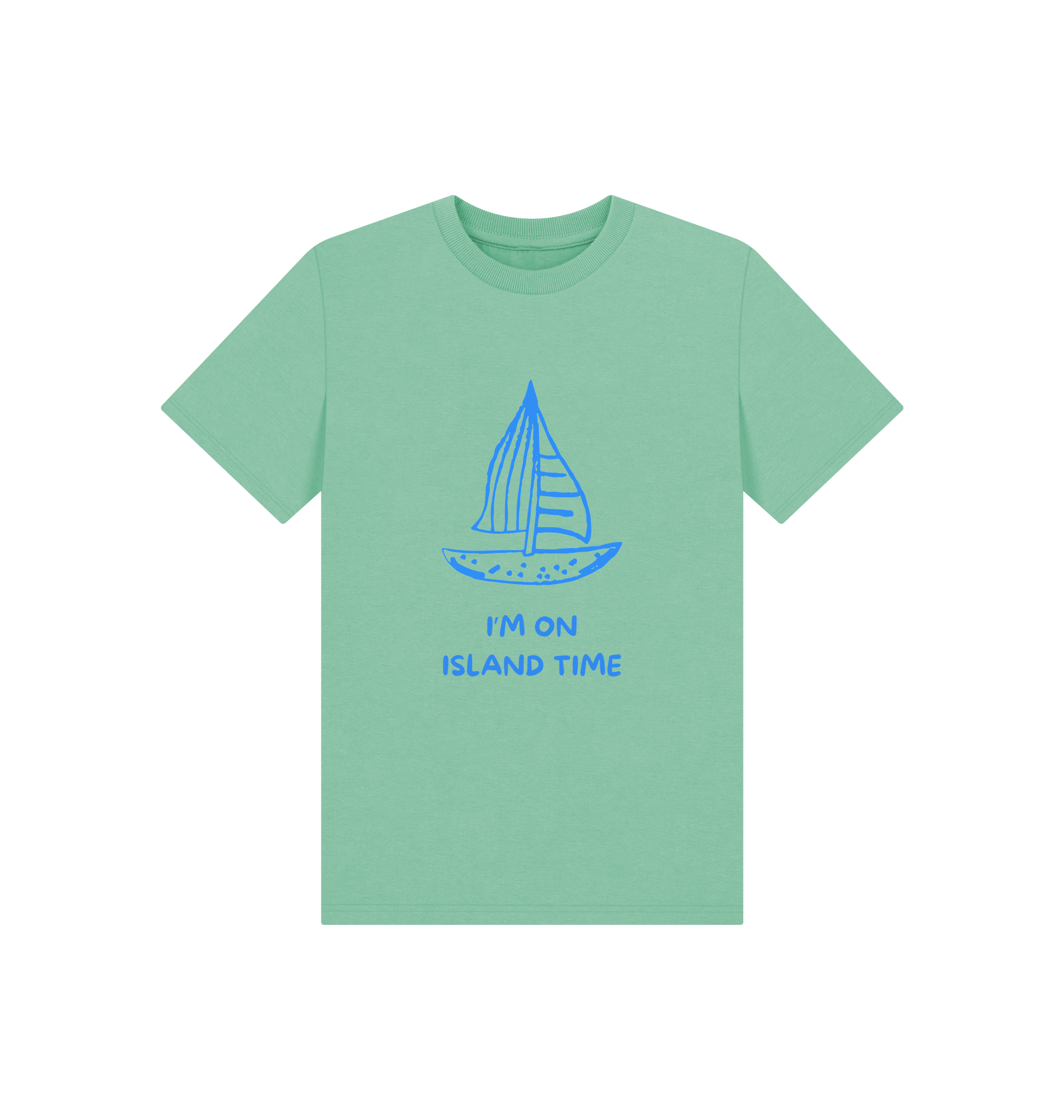 Peppermint Printed Kids T-Shirt Front