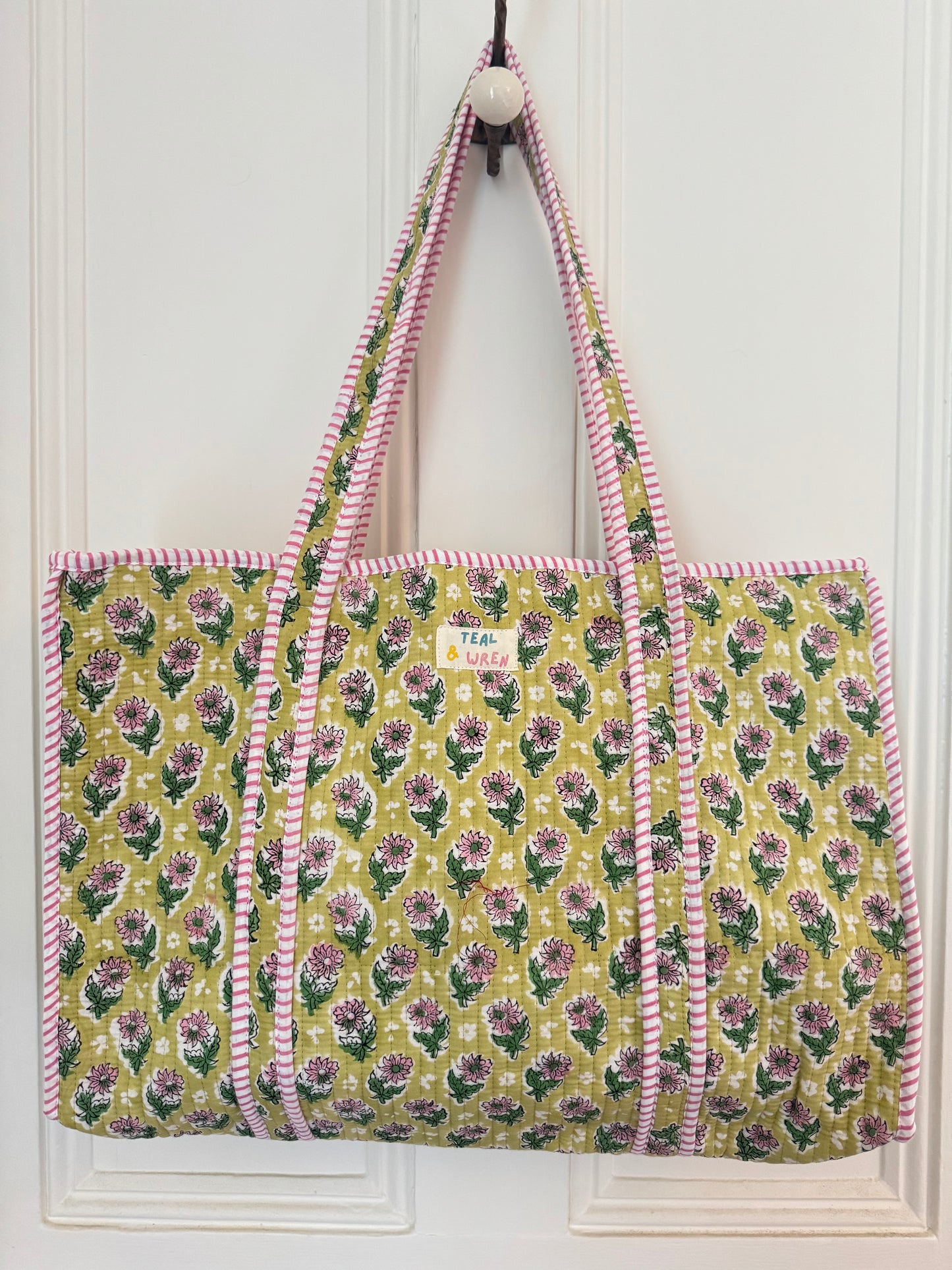 Teal & Wren Reversible Large Tote