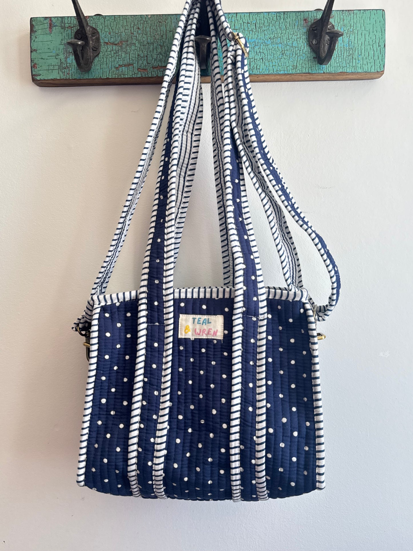 Teal & Wren Mini Tote Bag