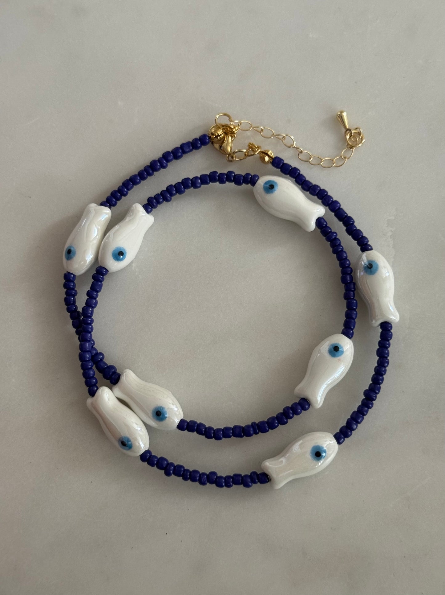 Beaded Fish Necklace