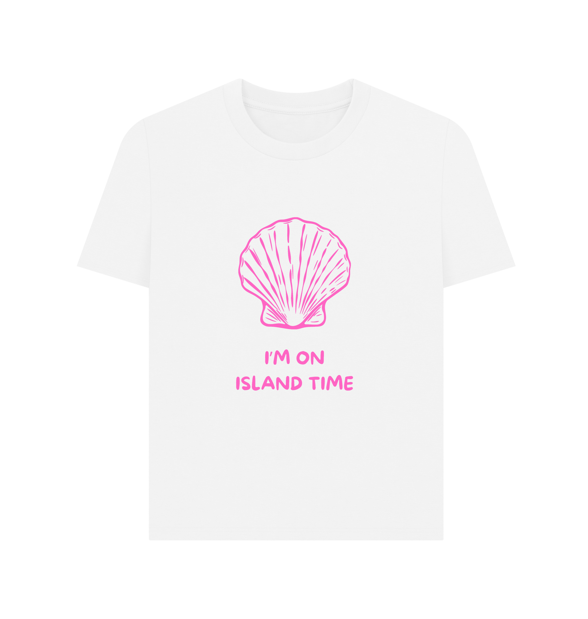 White Printed T-shirt Front