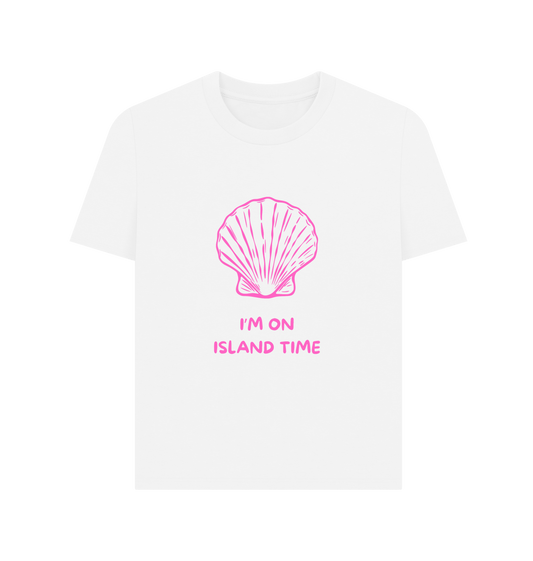 White Printed T-shirt Front
