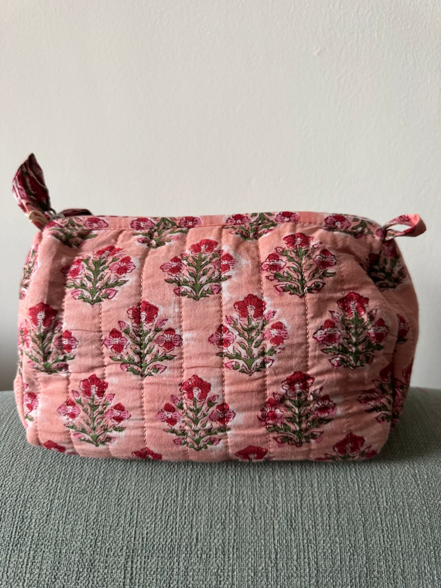 Hand Block Printed Wash Bag