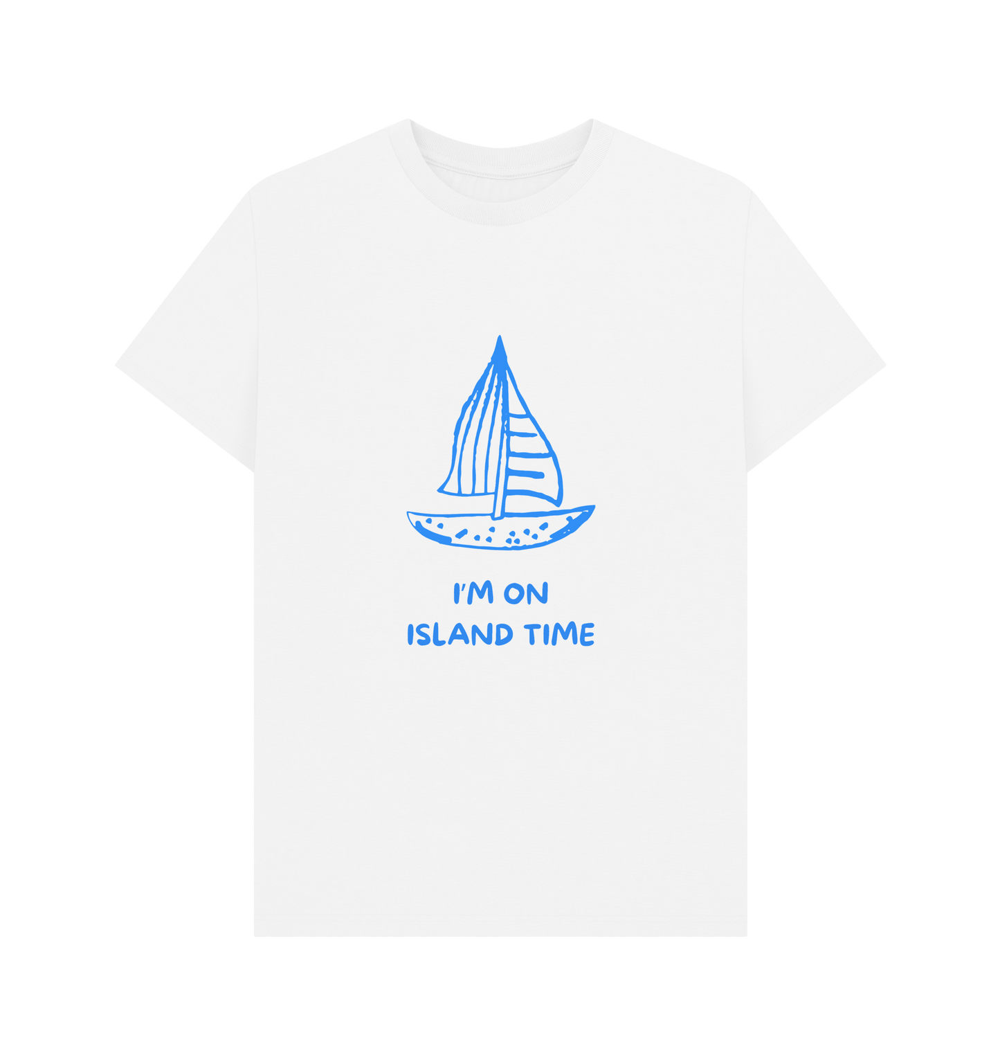 White Printed T-shirt Front
