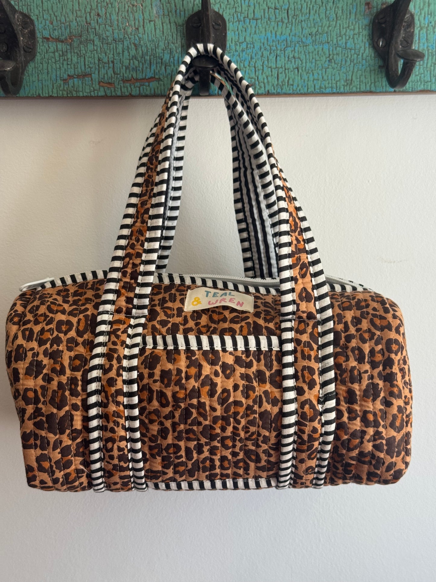 Teal & Wren Mini Duffle Bag