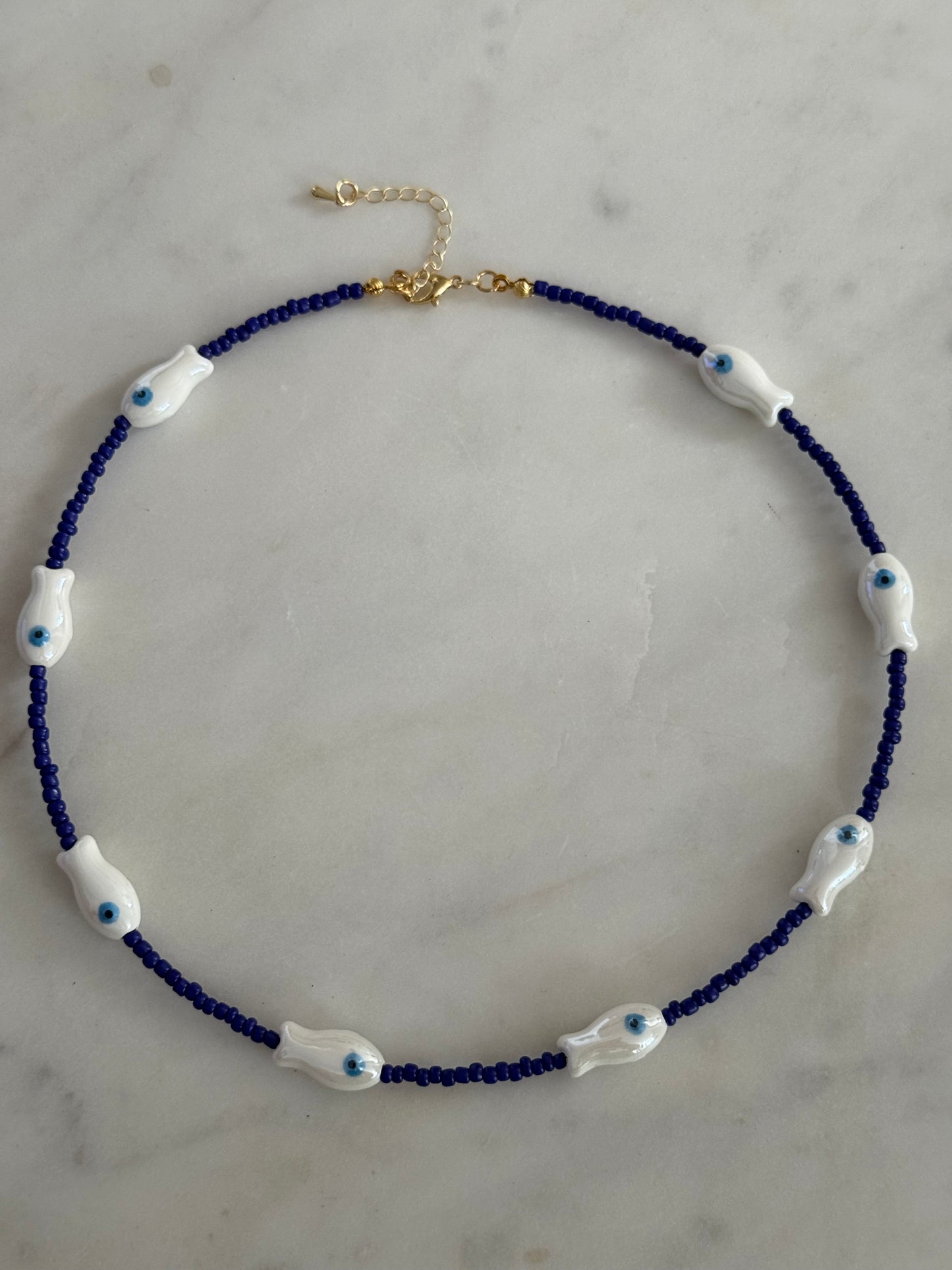 Beaded Fish Necklace