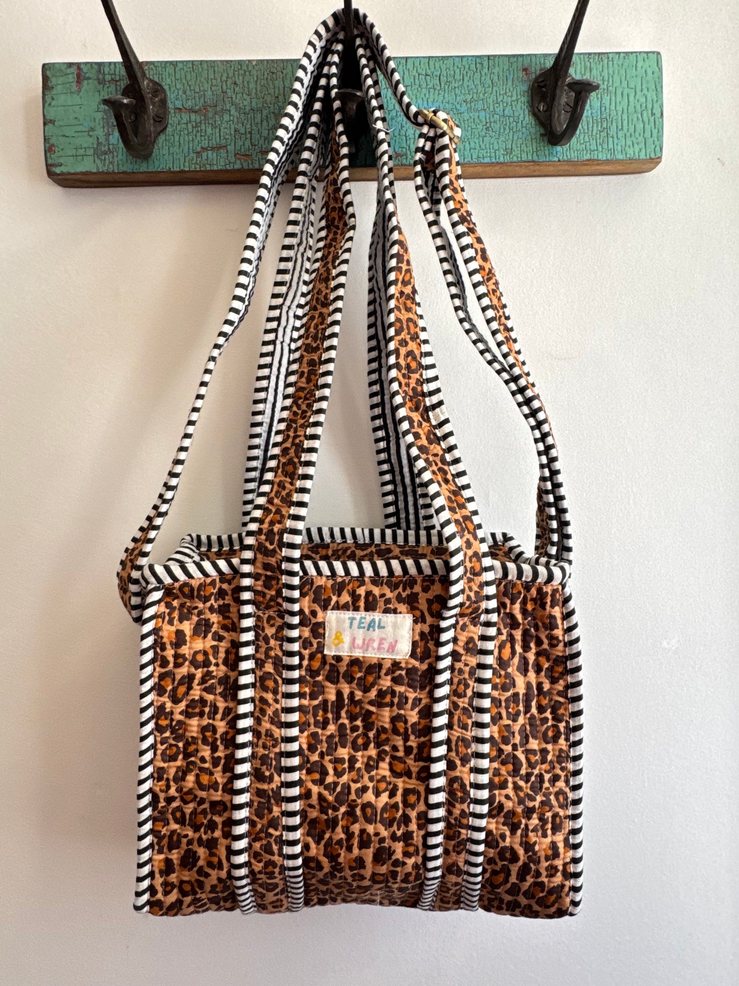Teal & Wren Mini Tote Bag