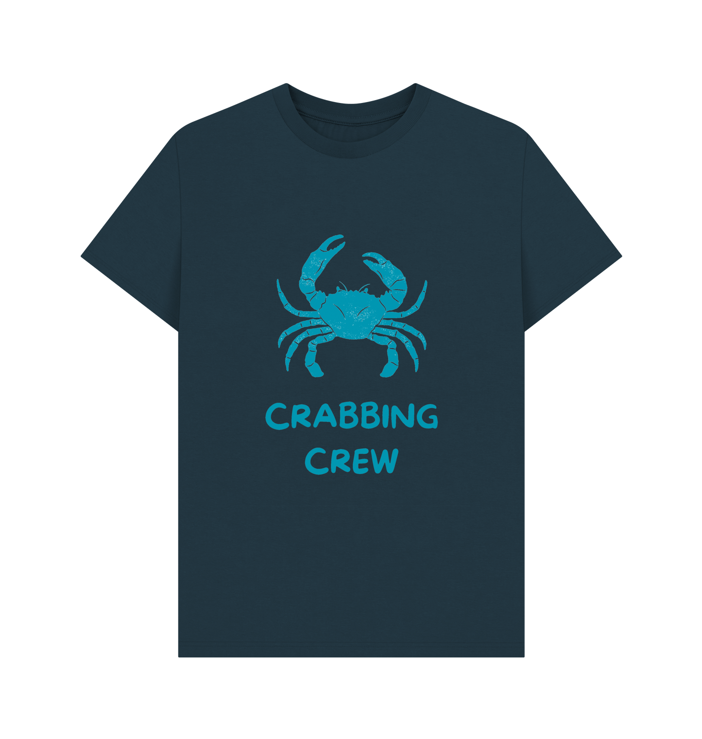 Denim Blue Printed T-shirt Front