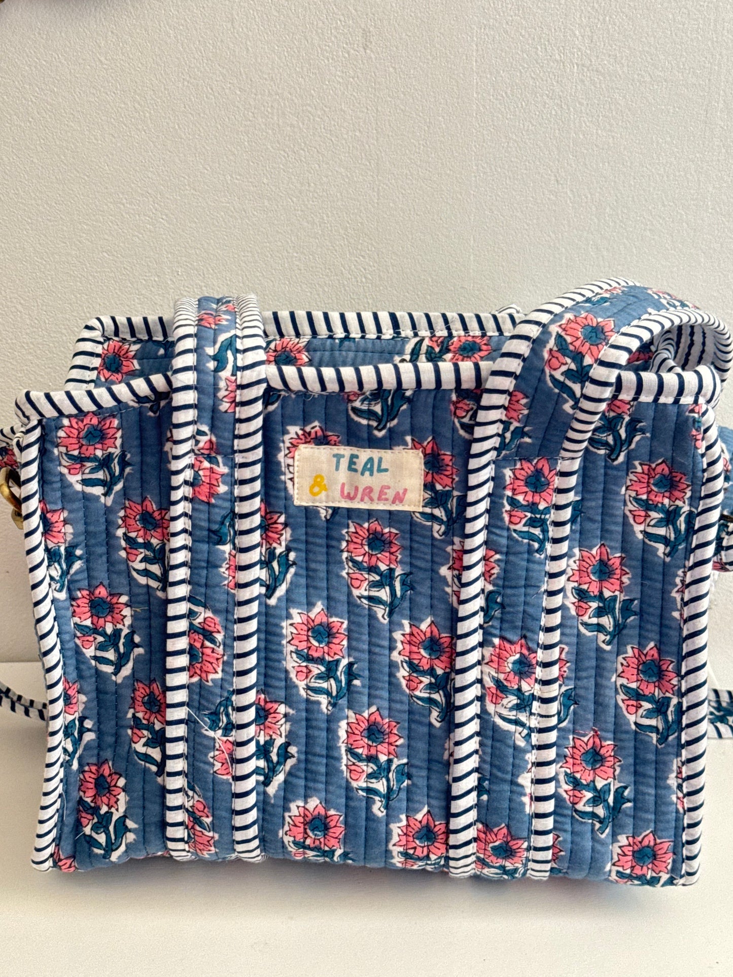 Teal & Wren Mini Tote Bag