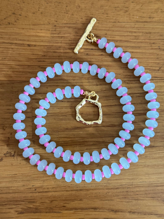 Teal & Wren Beaded Necklace