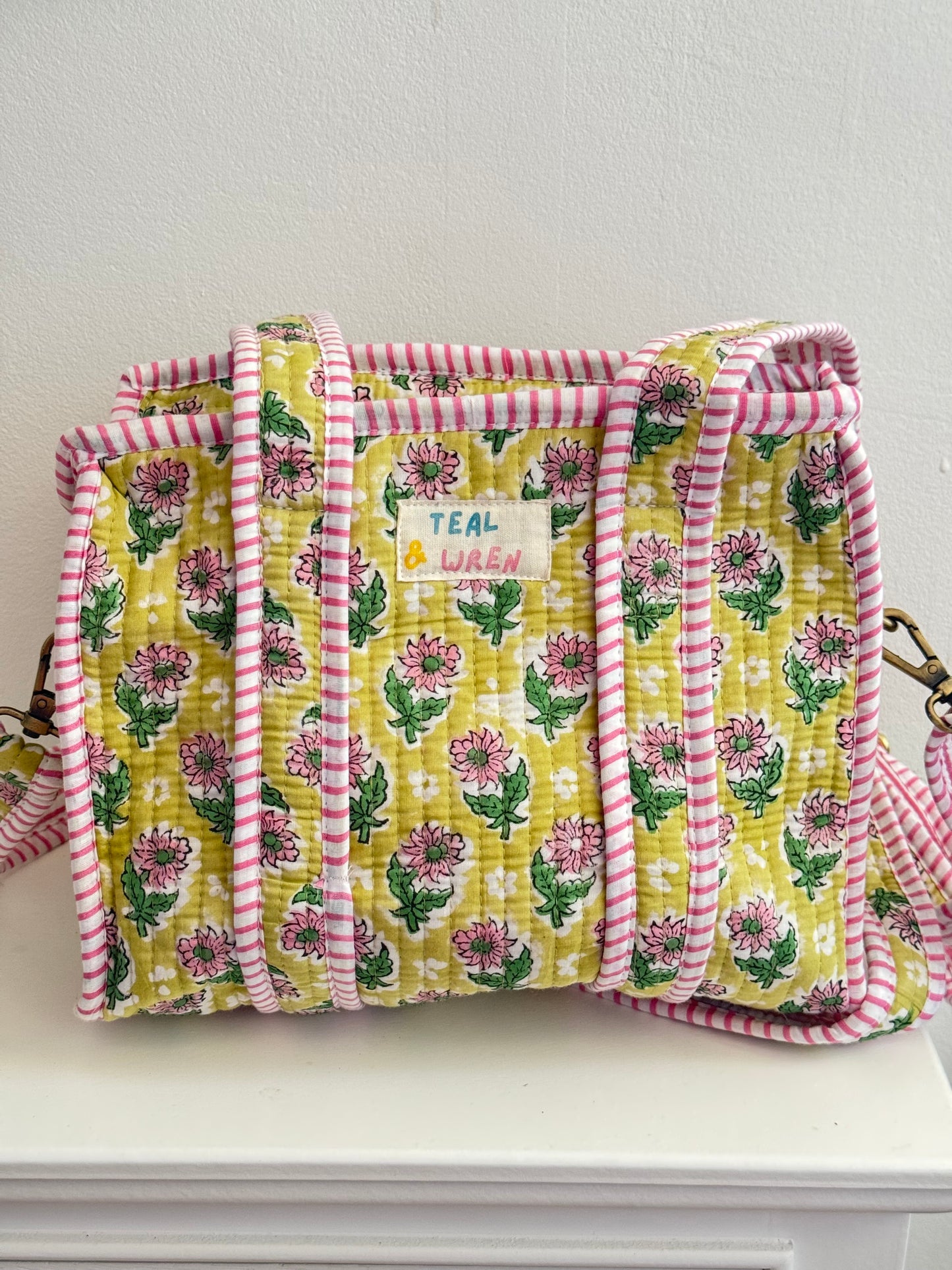 Teal & Wren Mini Tote Bag