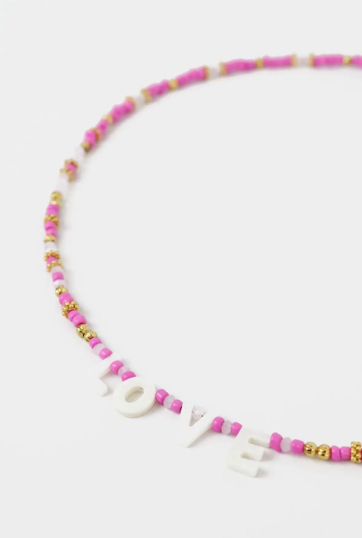 Love Beaded Necklace