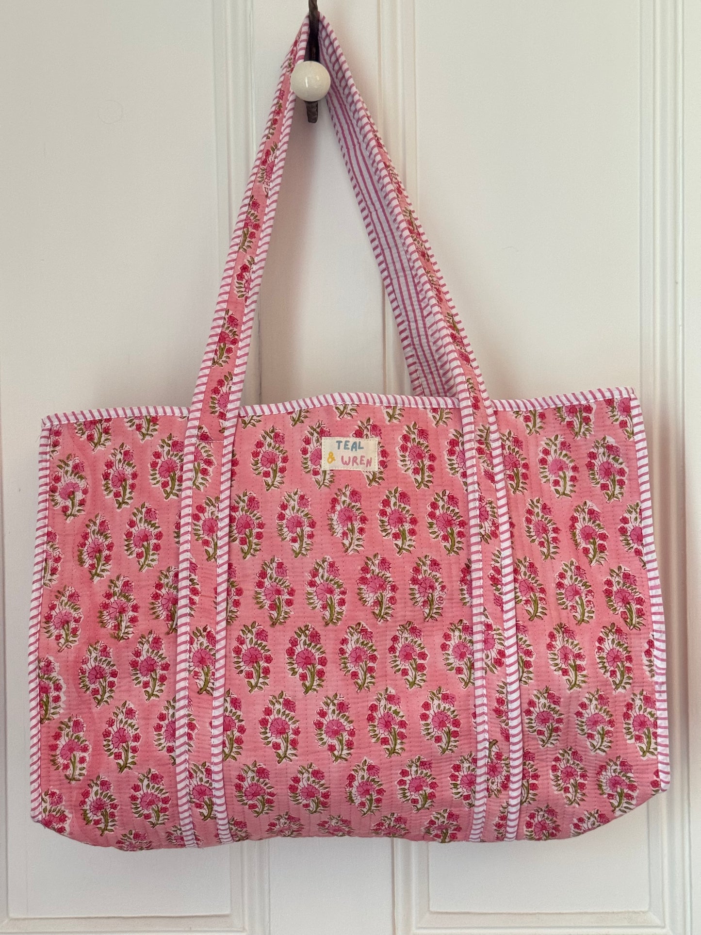 Teal & Wren Reversible Large Tote