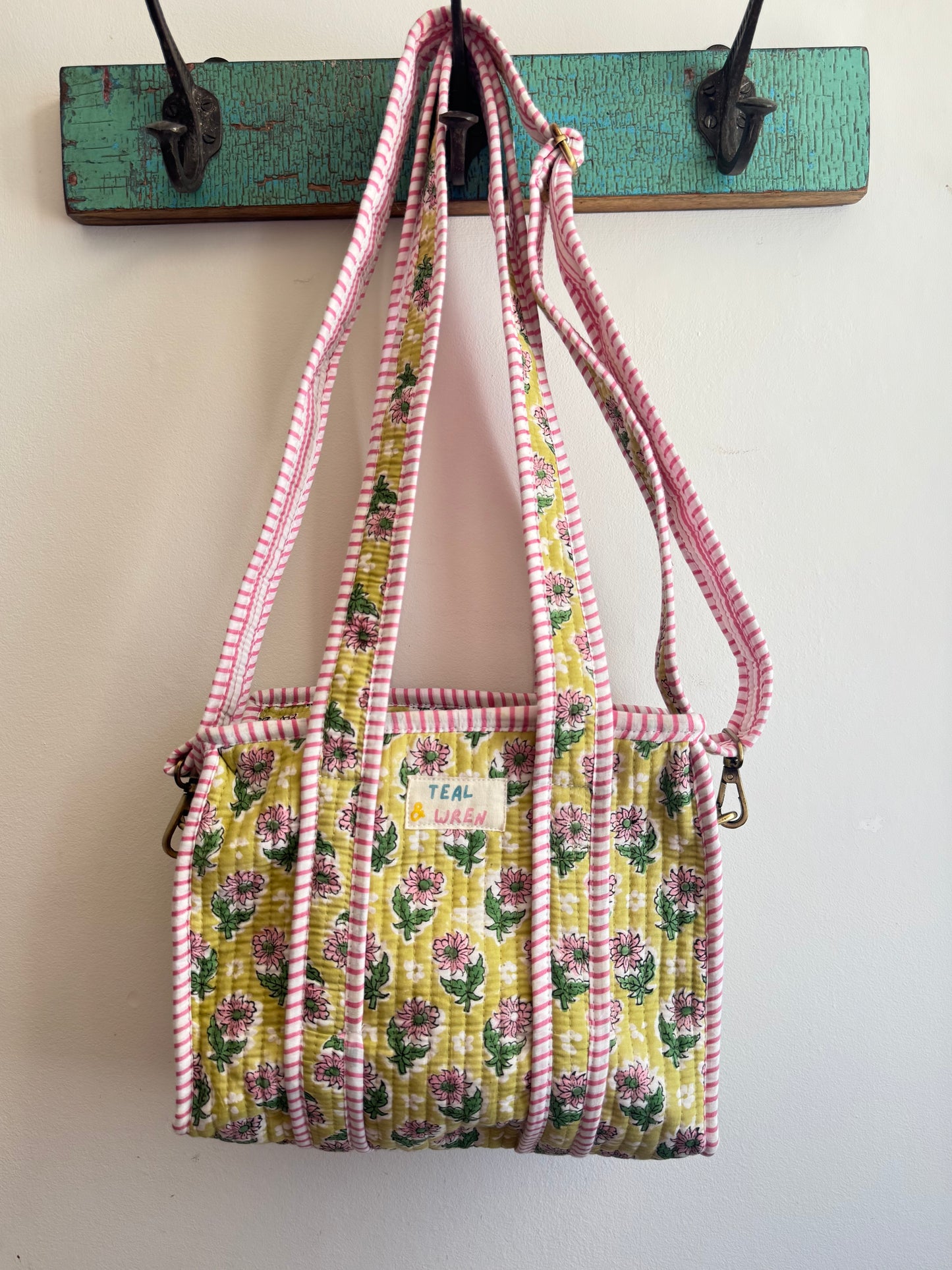 Teal & Wren Mini Tote Bag