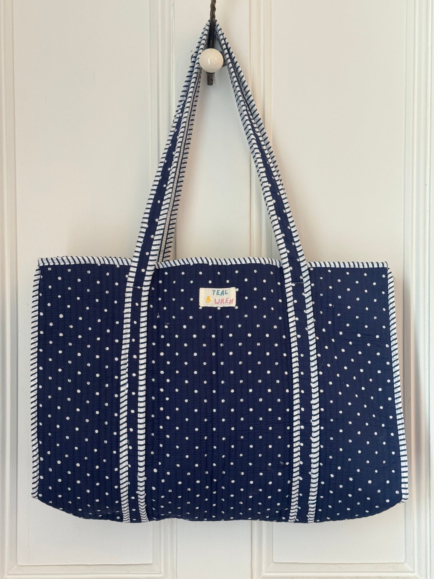 Teal & Wren Reversible Large Tote