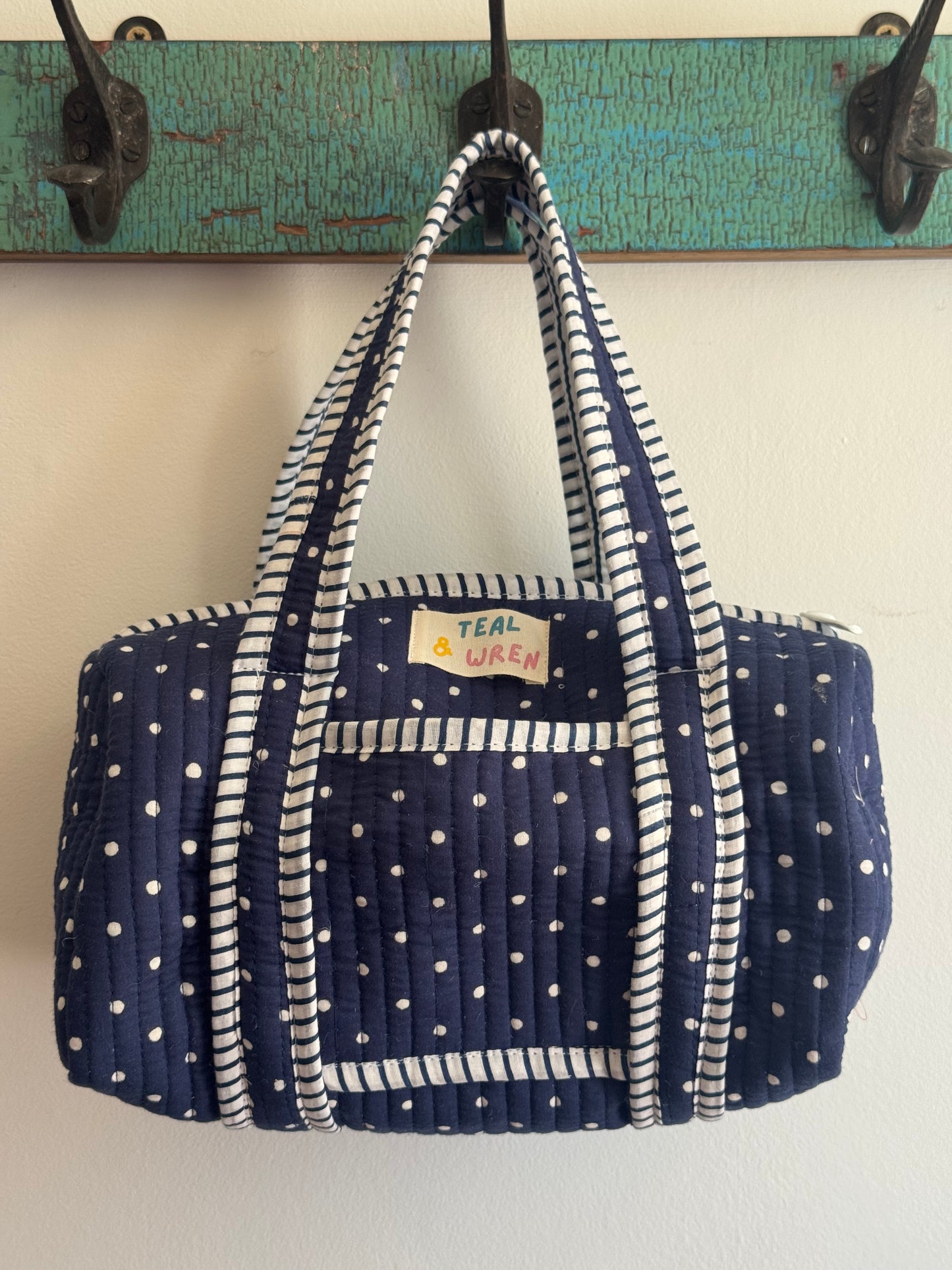 Teal & Wren Mini Duffle Bag