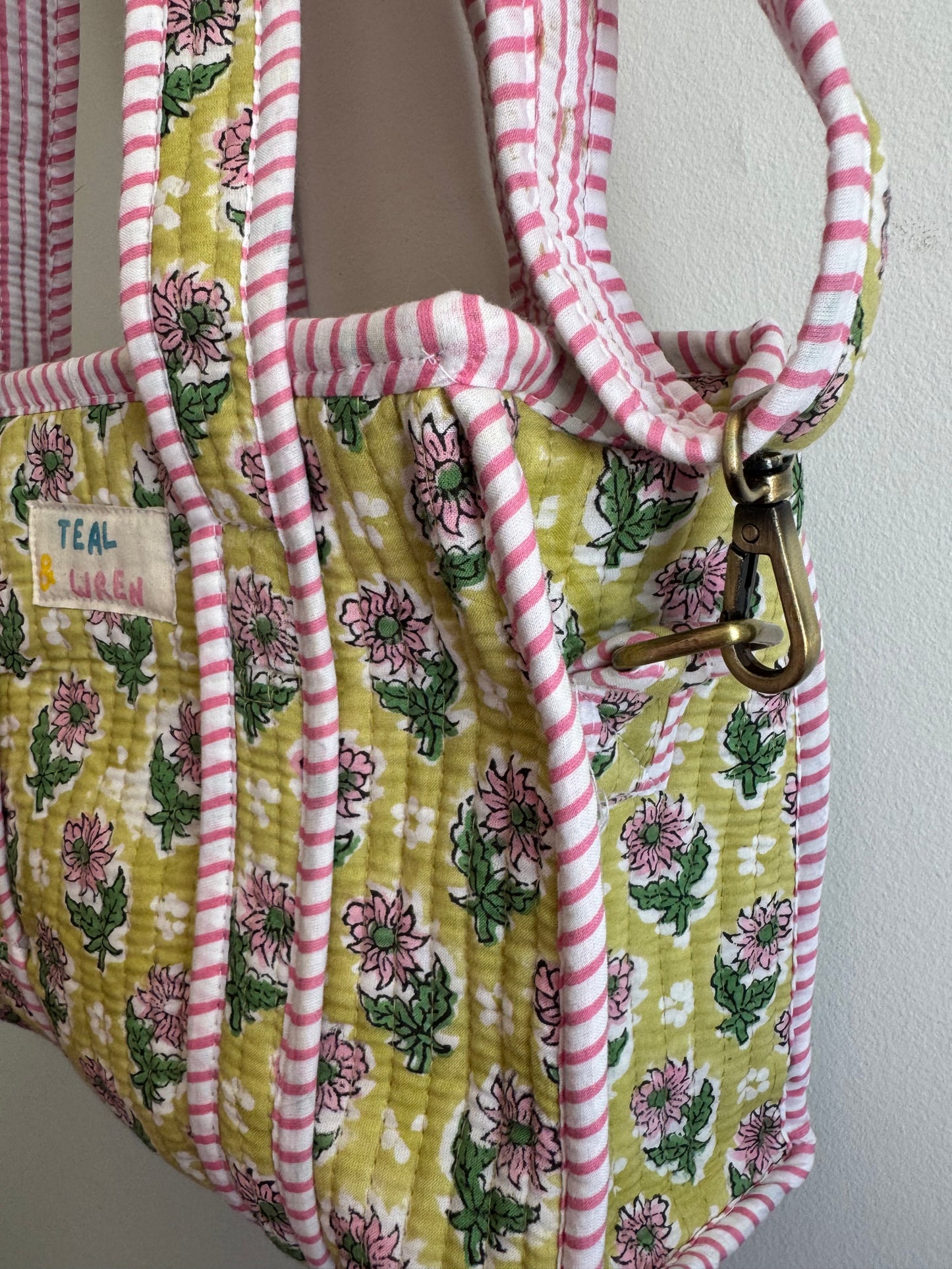 Teal & Wren Mini Tote Bag