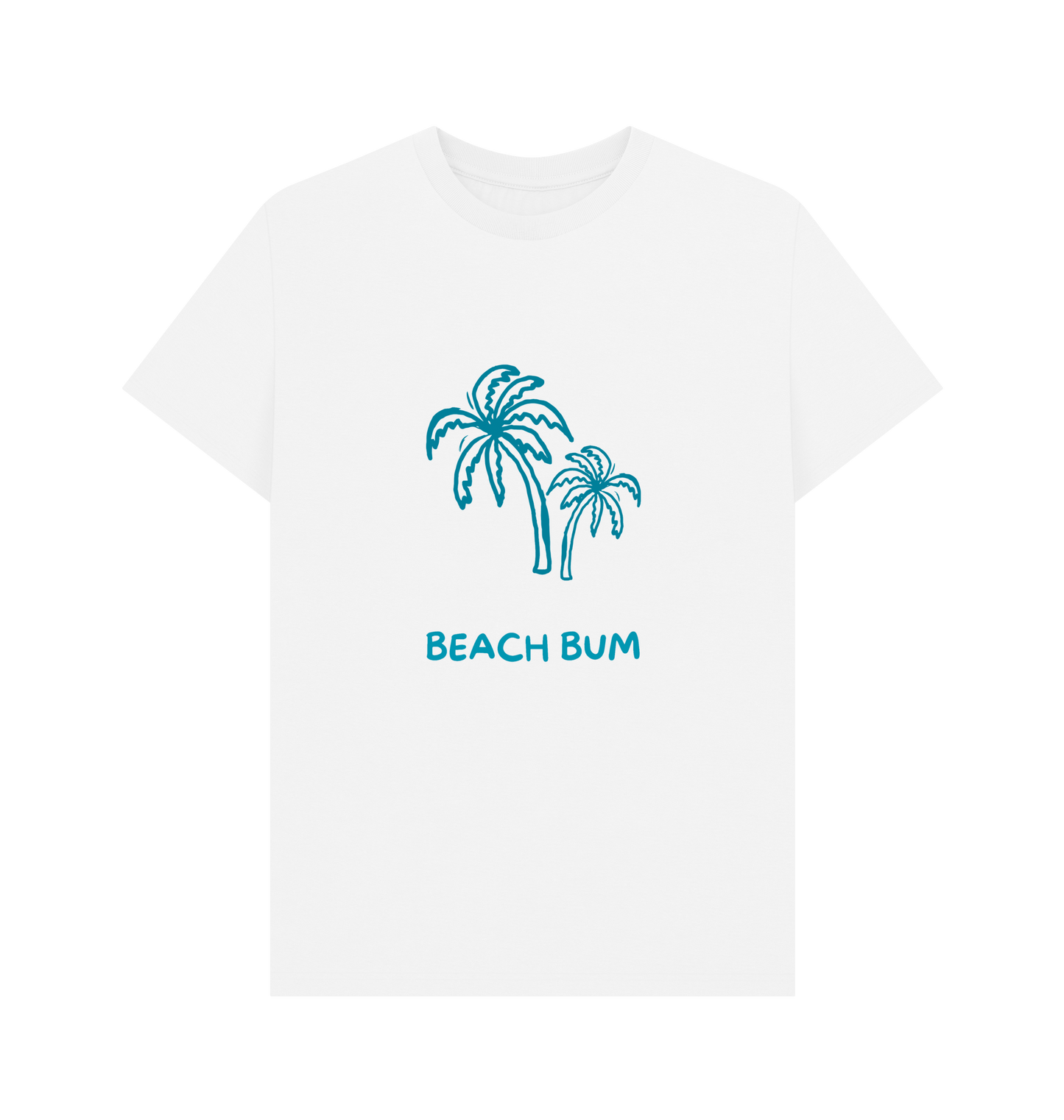 White Printed T-shirt Front