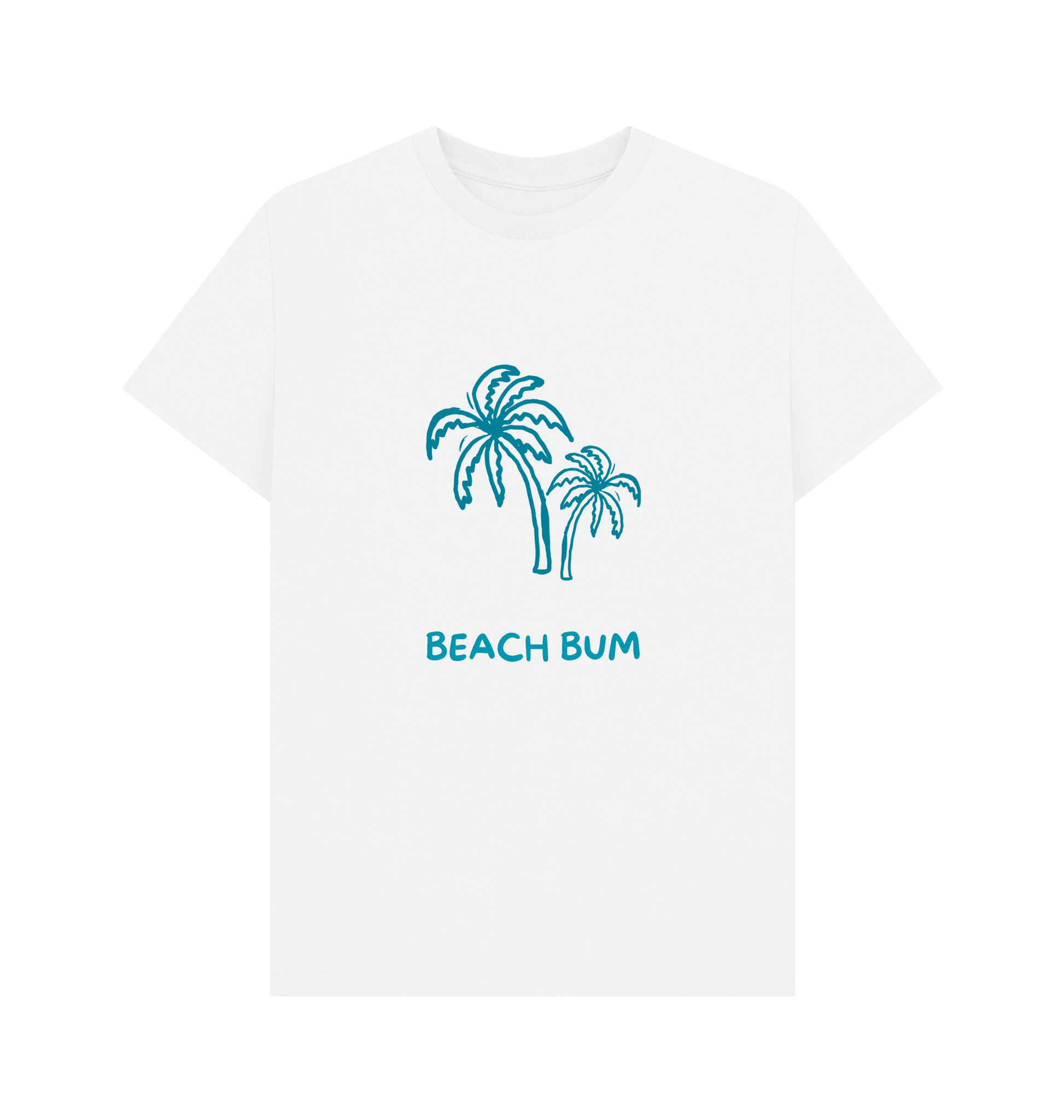 White Printed T-shirt Front