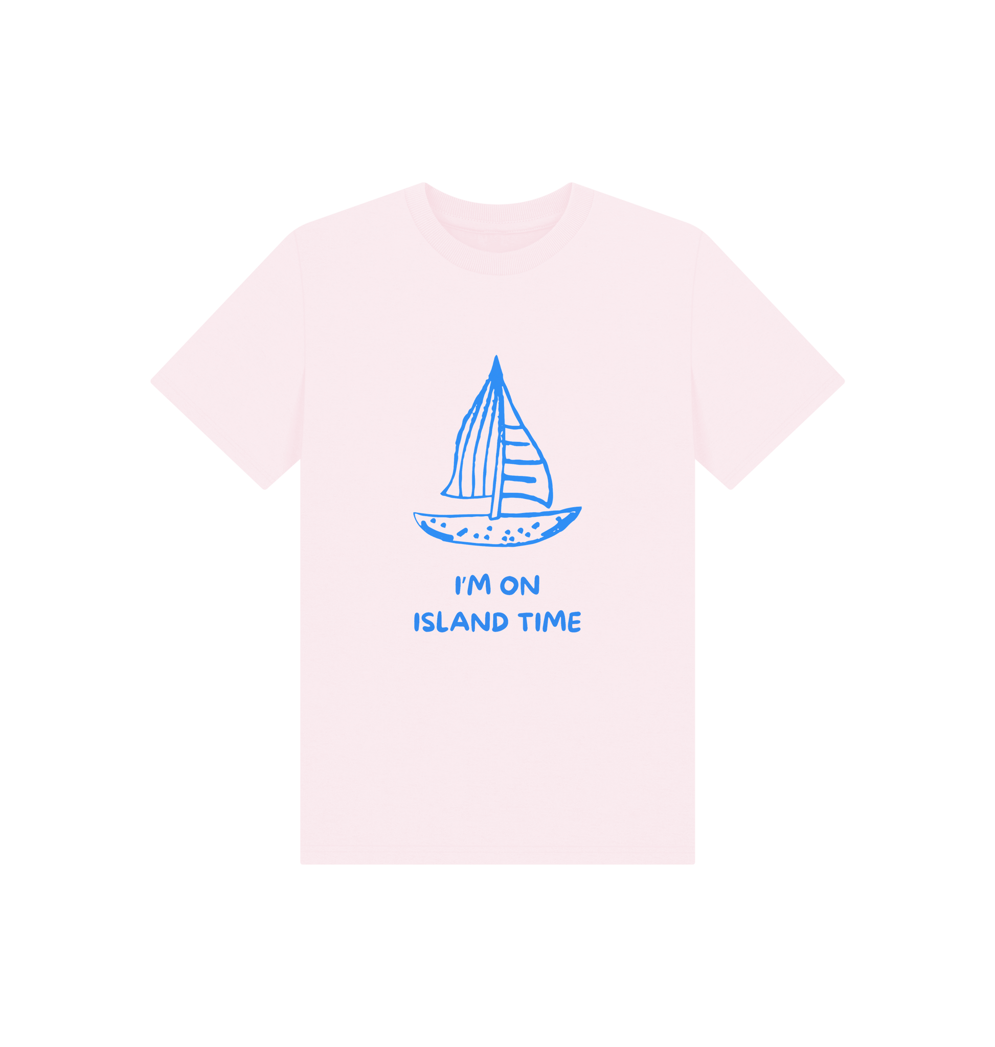 Pink Printed Kids T-Shirt Front